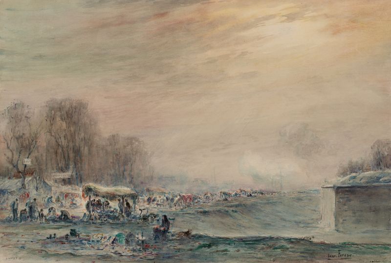 Les fortifications by Louis Henri Foreau, depicting masonry and landscape in an unknown medium.