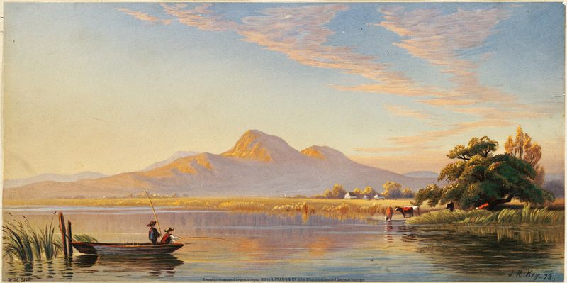 Mt. Diablo landscape by John Ross Key, oil on canvas