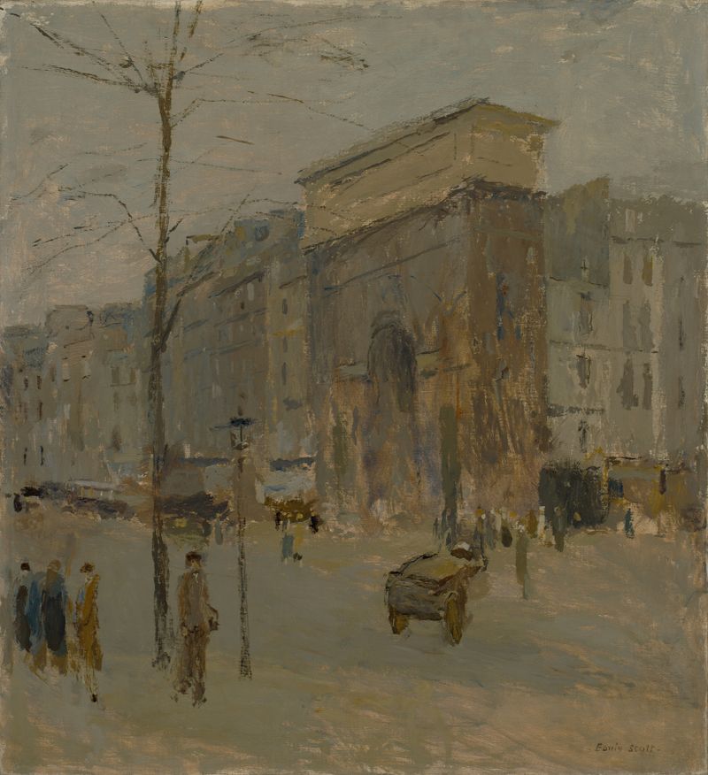 Porte St. Martin no. II by Frank Edwin Scott, medium unknown