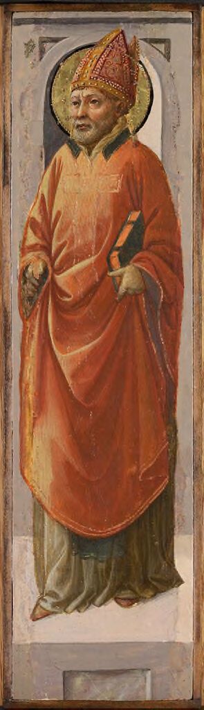 Saint Nicholas of Bari, tempera on panel by Filippo Lippi