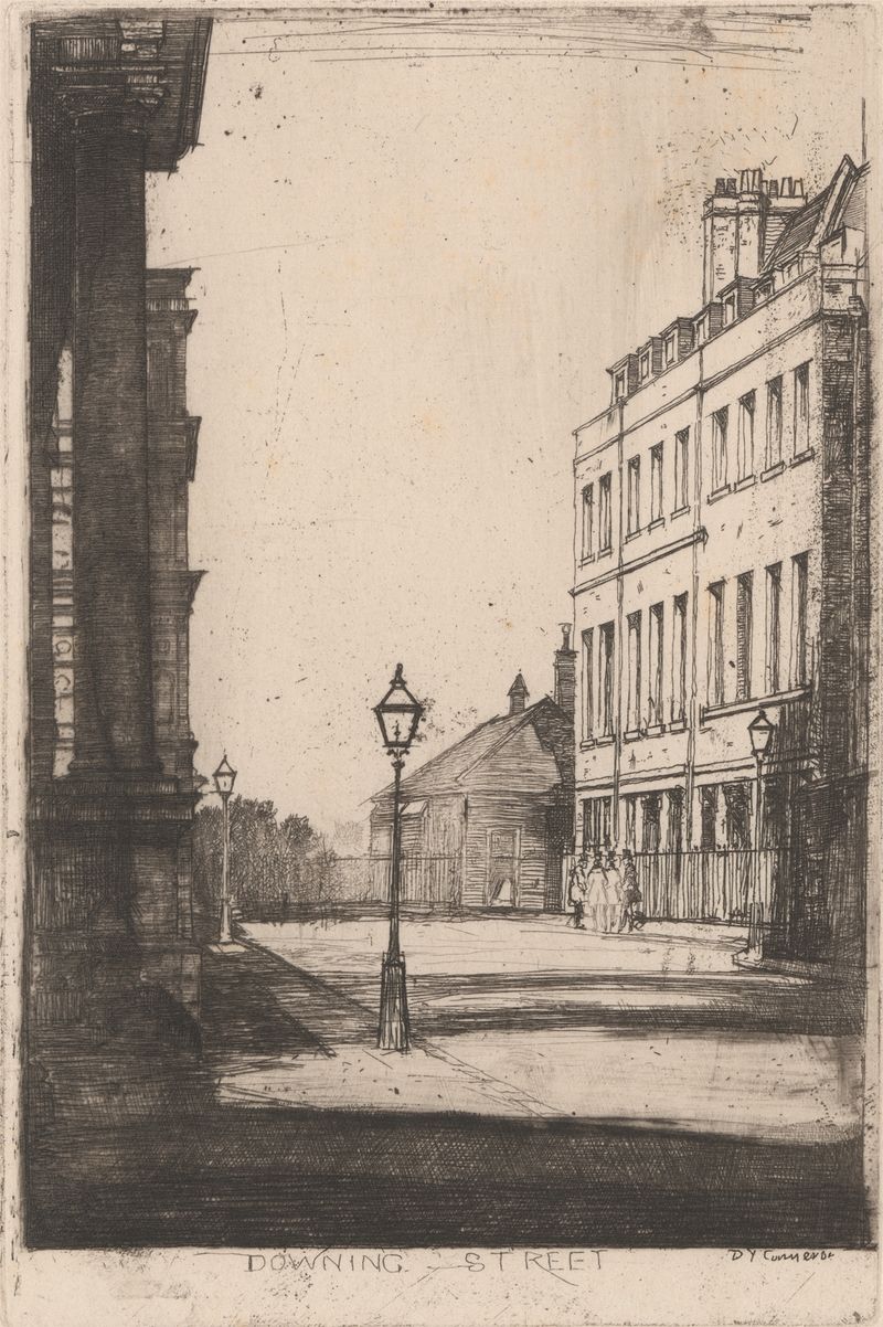 Victorian architecture of Downing Street by David Young Cameron