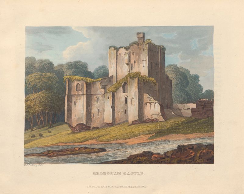 Brougham Castle by Theodore Henry Adolphus Fielding, oil painting