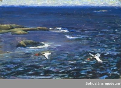 Obra figurativa de Ragnar Ljungman, meio desconhecido.