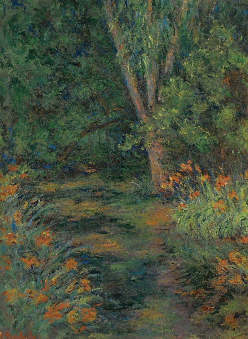 Arreglo floral de Blanche Hoschedé-Monet, pintura al óleo