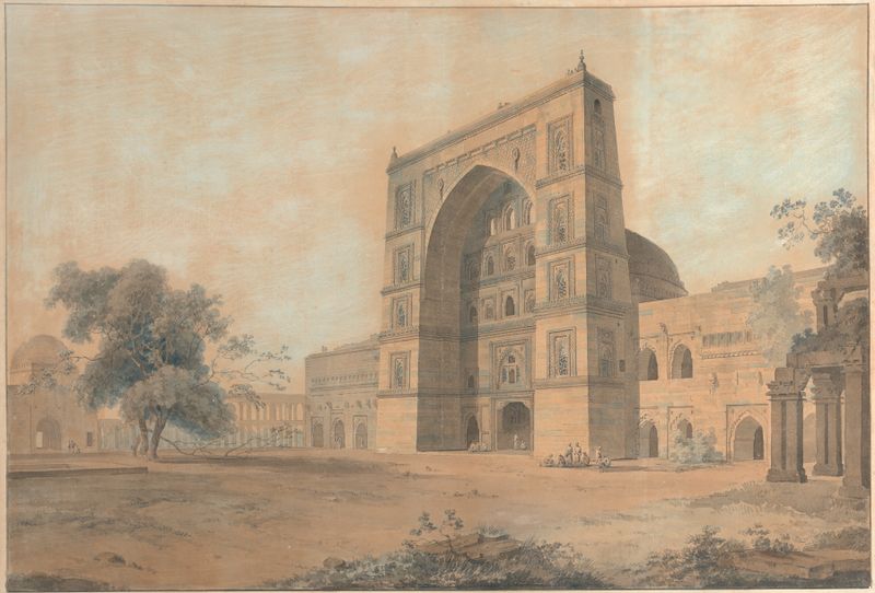 A Mesquita de Juanpore, Arte Islâmica de William Daniell