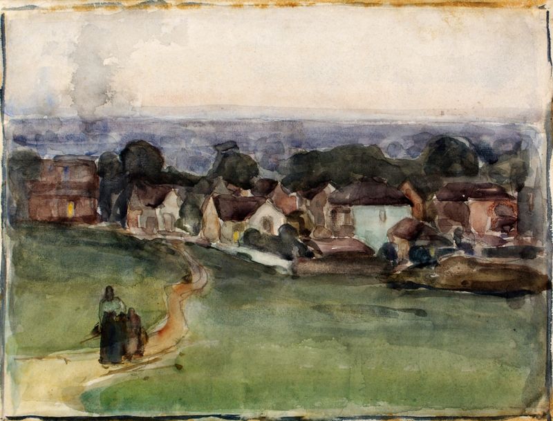Kansas City, Kansas de Henry Ossawa Tanner, óleo sobre lienzo