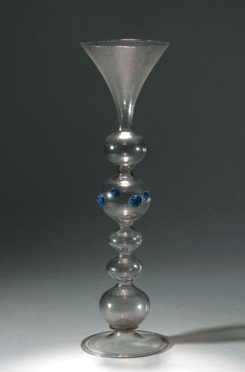 Natureza morta de um goblet em um caule oco, óleo sobre tela de Unknown Artist