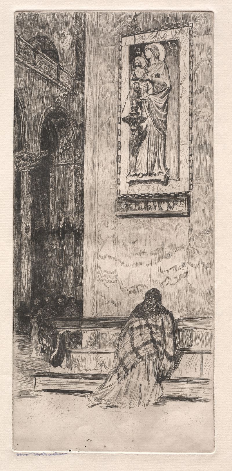 St. Marks de Otto Henry Bacher, impressionismo, captura reflexos na água