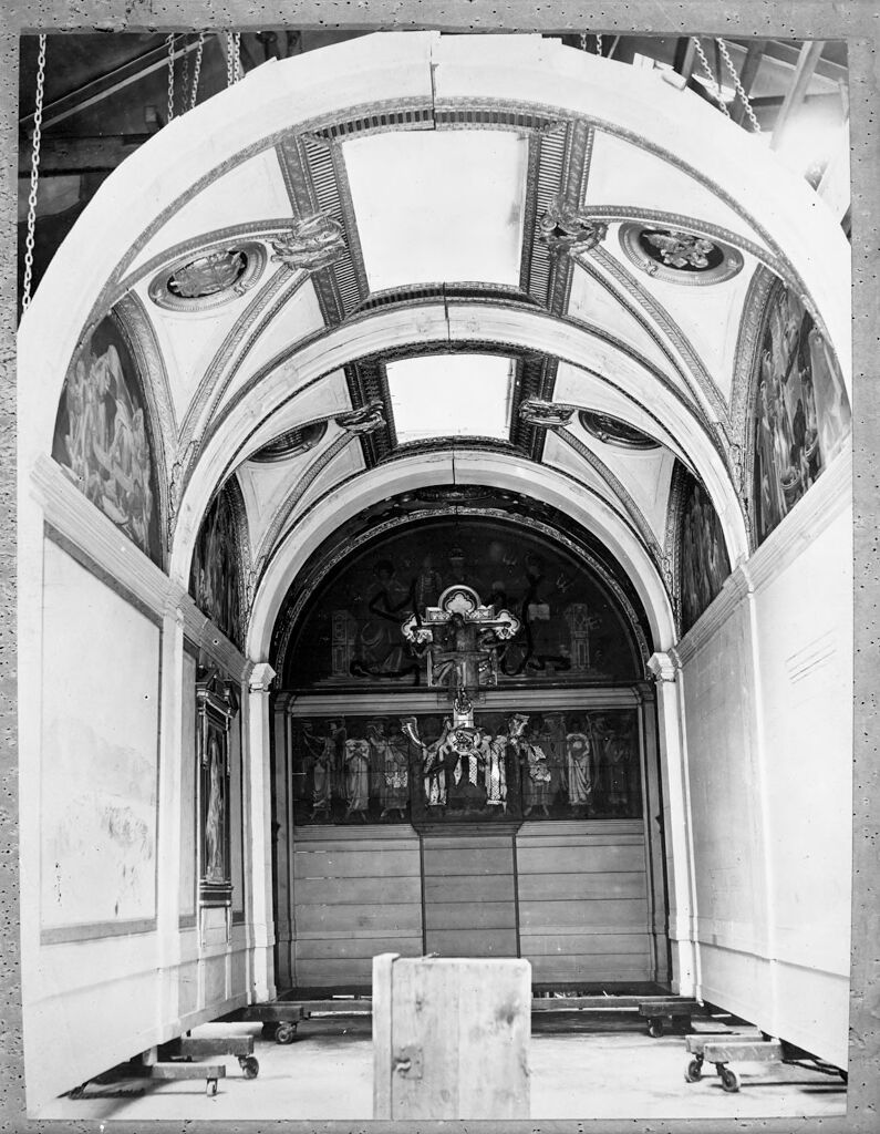 Modelo para la Biblioteca Pública de Boston, óleo sobre panel de John Singer Sargent