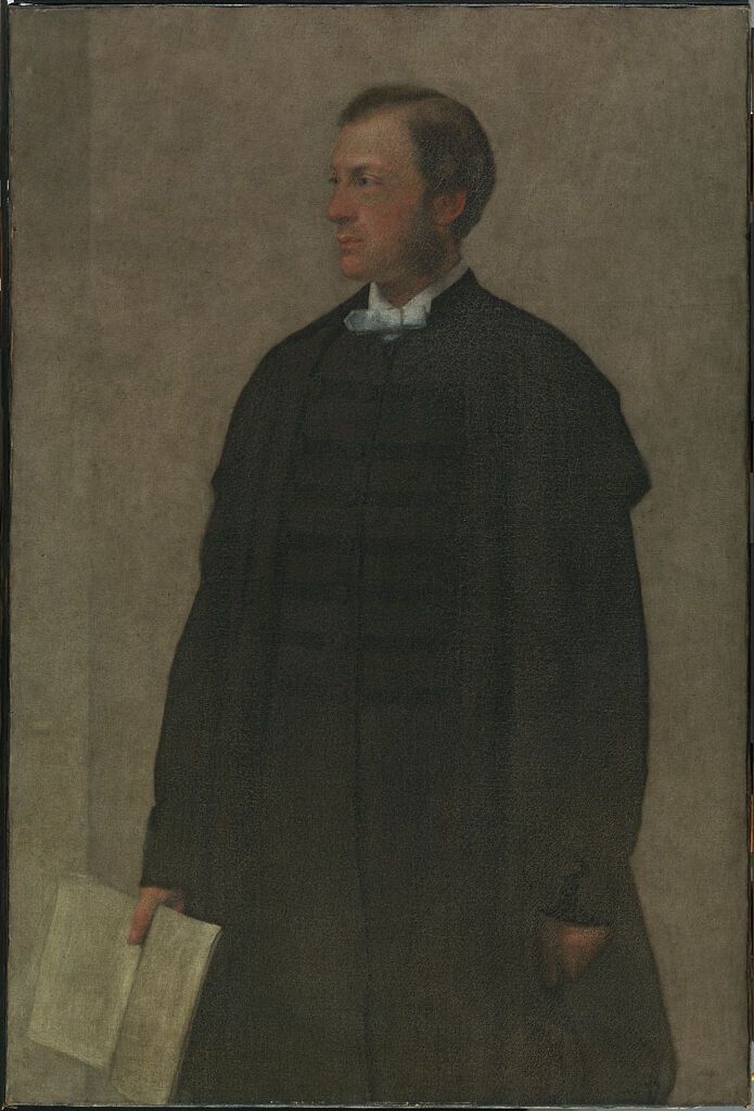 Portrait of Charles William Eliot, oil on canvas by William Page