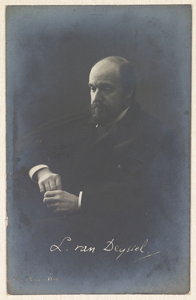 Retrato de Lodewijk van Deyssel, meio papel de Delboy & Baer