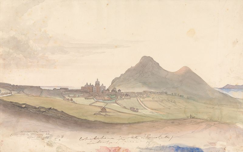 Basilica of the Virgin of Copacabana, architecture by Godfrey Thomas Vigne, 1855