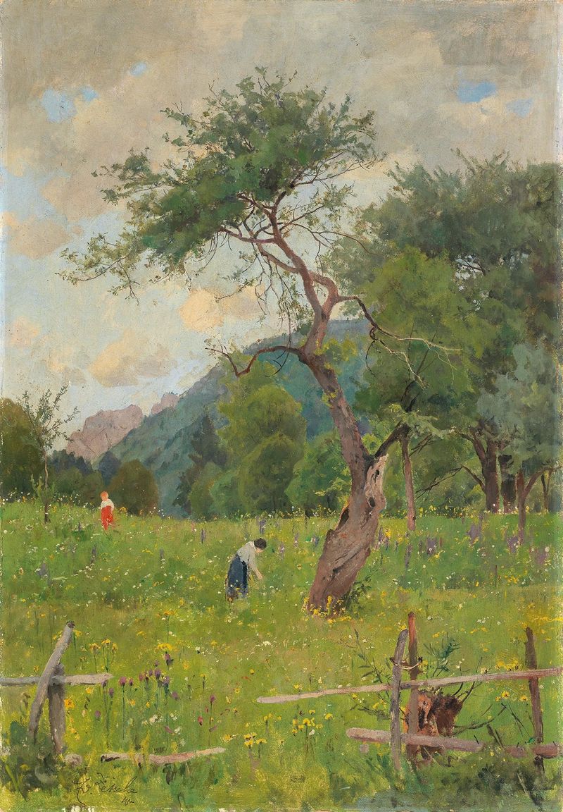 Paisagem etérea de Eduard Zetsche, Impressionismo