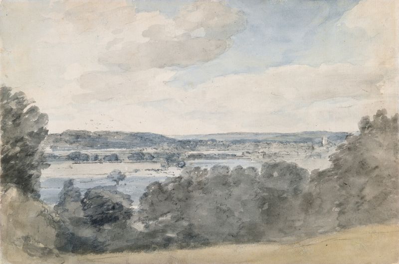 Paisaje de Dedham Vale, Suffolk por John Constable, óleo sobre lienzo