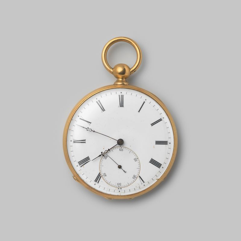 Reloj decorativo de metal de Philippe Dubois & Son Locle