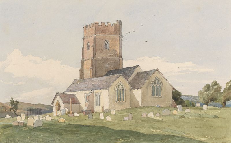 Drawing by Rev. James Bulwer, featuring intricate lines and depth.