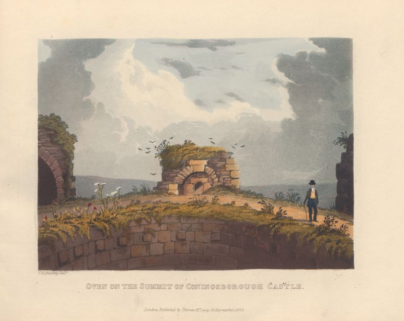 Oven on the summit of Coningsborough Castle, oil on canvas by Theodore Henry Adolphus Fielding
