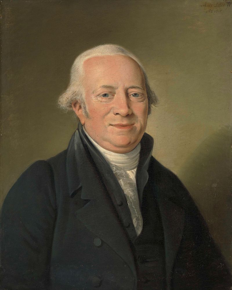 Portrait of Cornelis Sebille Roos, oil on canvas by Adriaan de Lelie