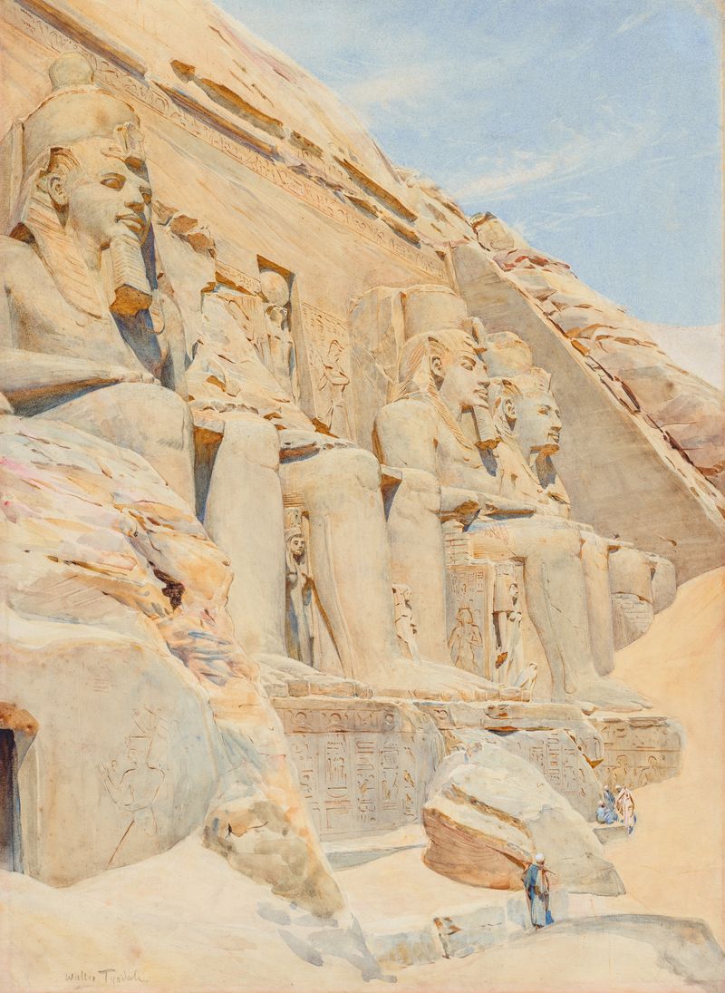 O Grande Templo de Abu Simbel de Walter Frederick Roofe Tyndale, meio desconhecido