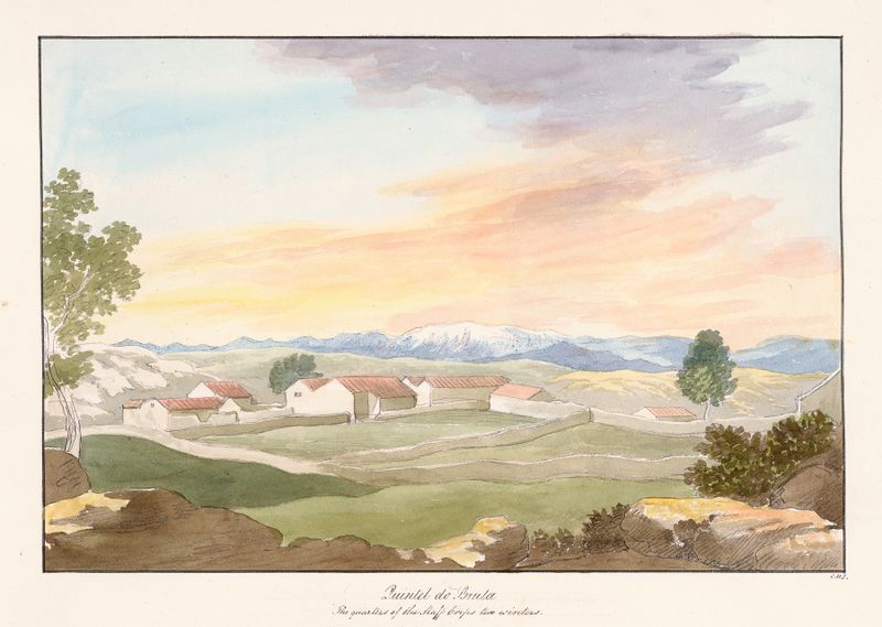 Paisagem com tons terrosos e vegetação de Charles Hamilton Smith
