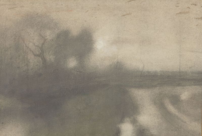 Paisaje con luz suave de Willem Witsen, Impresionismo