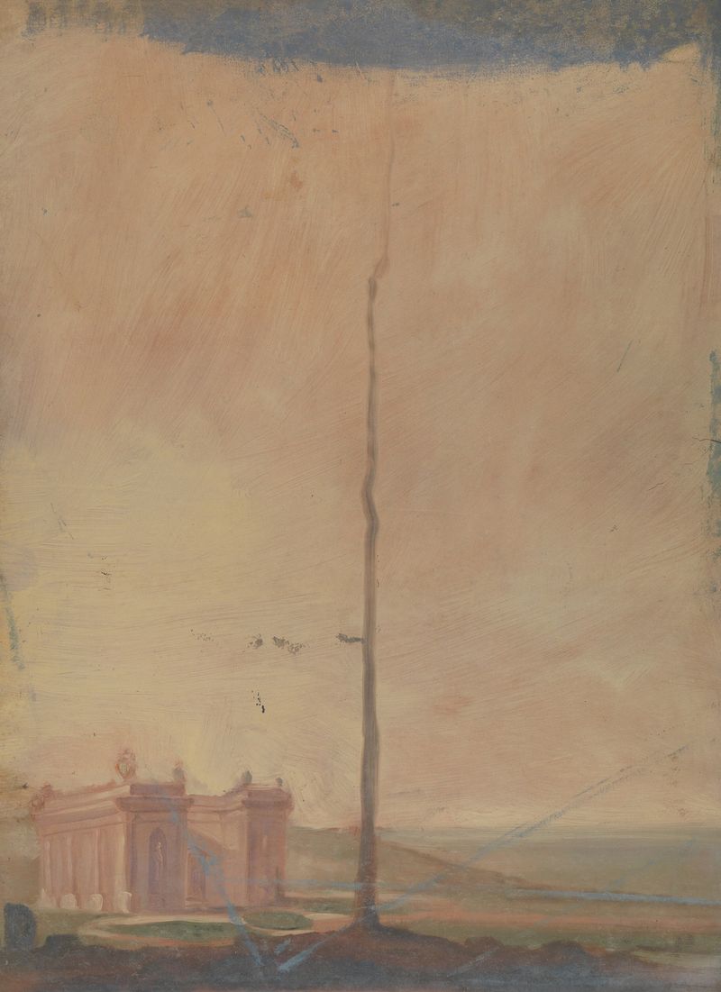 Landscape by Eugène Joseph Verboeckhoven, oil painting depicting vibrant greenery and sunlight.