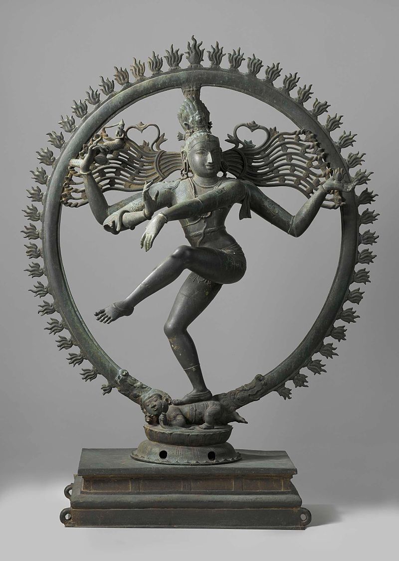 Shiva Nataraja bronze sculpture by unknown artist in anandatandava pose