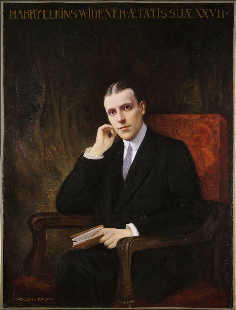 Retrato de Harry Elkins Widener, óleo sobre lienzo de Gabriel Ferrier