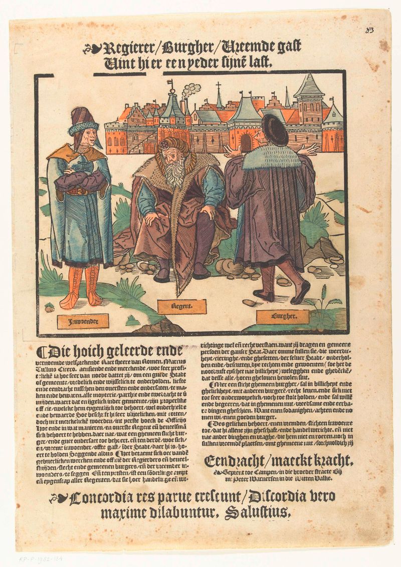 Eendracht maakt macht, Renascimento do Norte, Unknown Artist