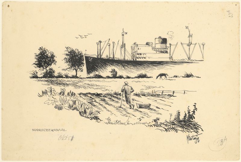 Noordzeekanaal de Maarten Oortwijn, modernismo, cores vibrantes
