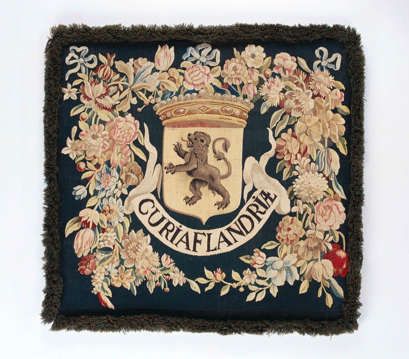 Tapeçaria com o brasão do Conselho da Flandres por um artista desconhecido