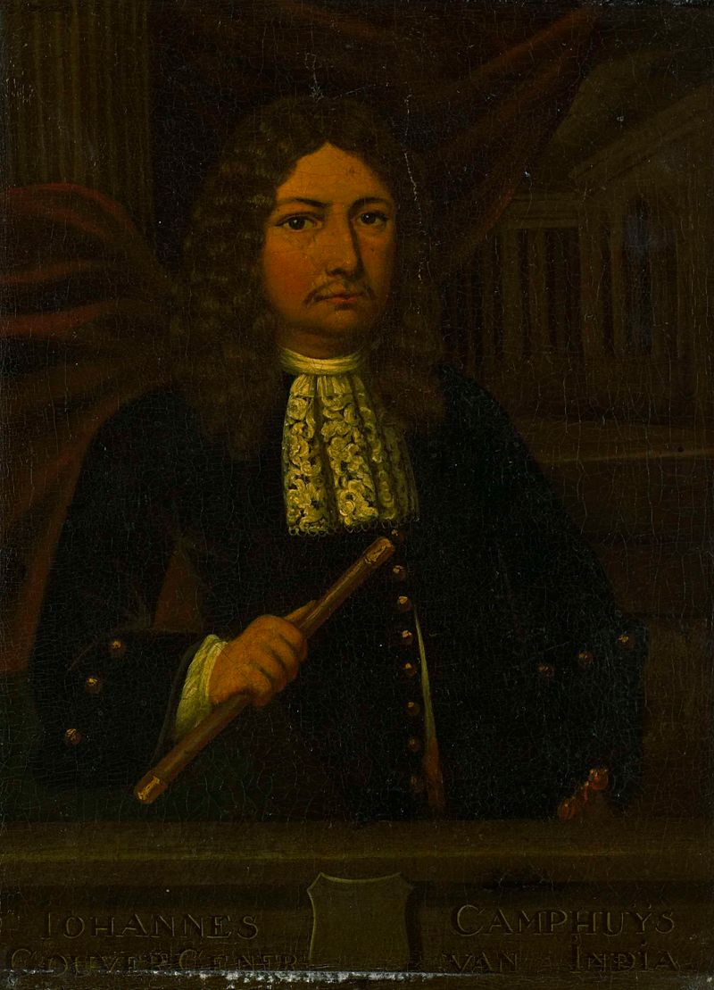 Retrato de Johannes Camphuys, óleo sobre panel de Gerrit van Goor