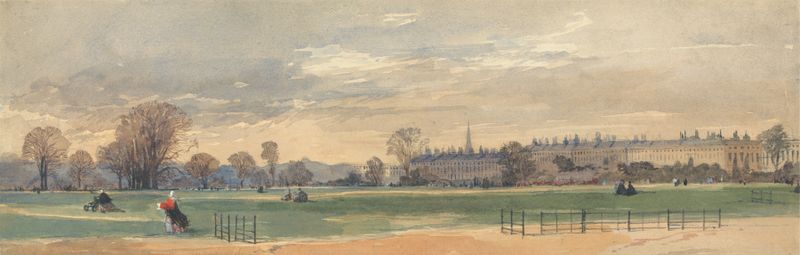 Cumberland Terrace, Regent’s Park de Thomas Shotter Boys, óleo sobre lienzo