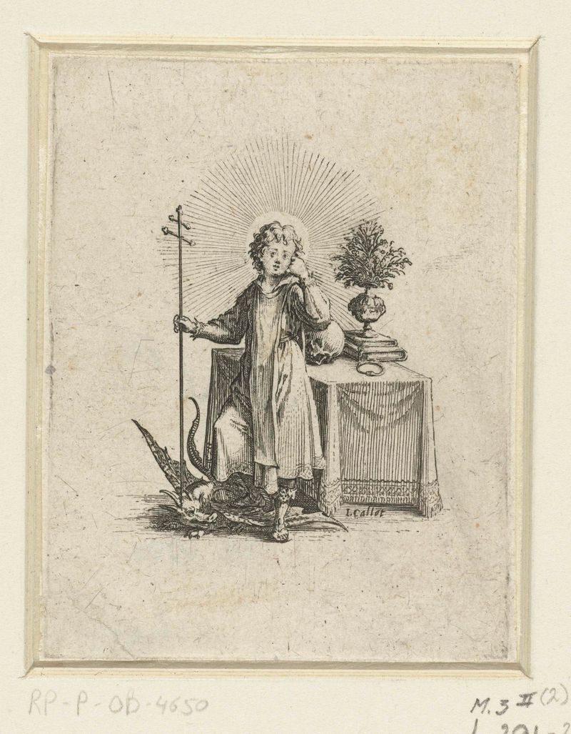 Grabado de Jacques Callot que muestra al niño Cristo triunfando sobre el pecado.