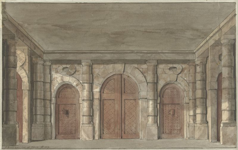 Neoclassical architecture design by Pieter Barbiers