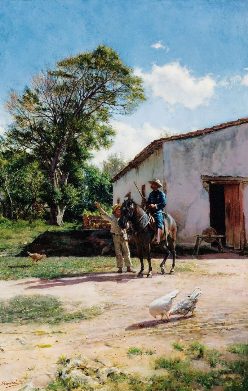 Expressionismo figurativo de Armando Ménocal, Cavalier cubain, 1902