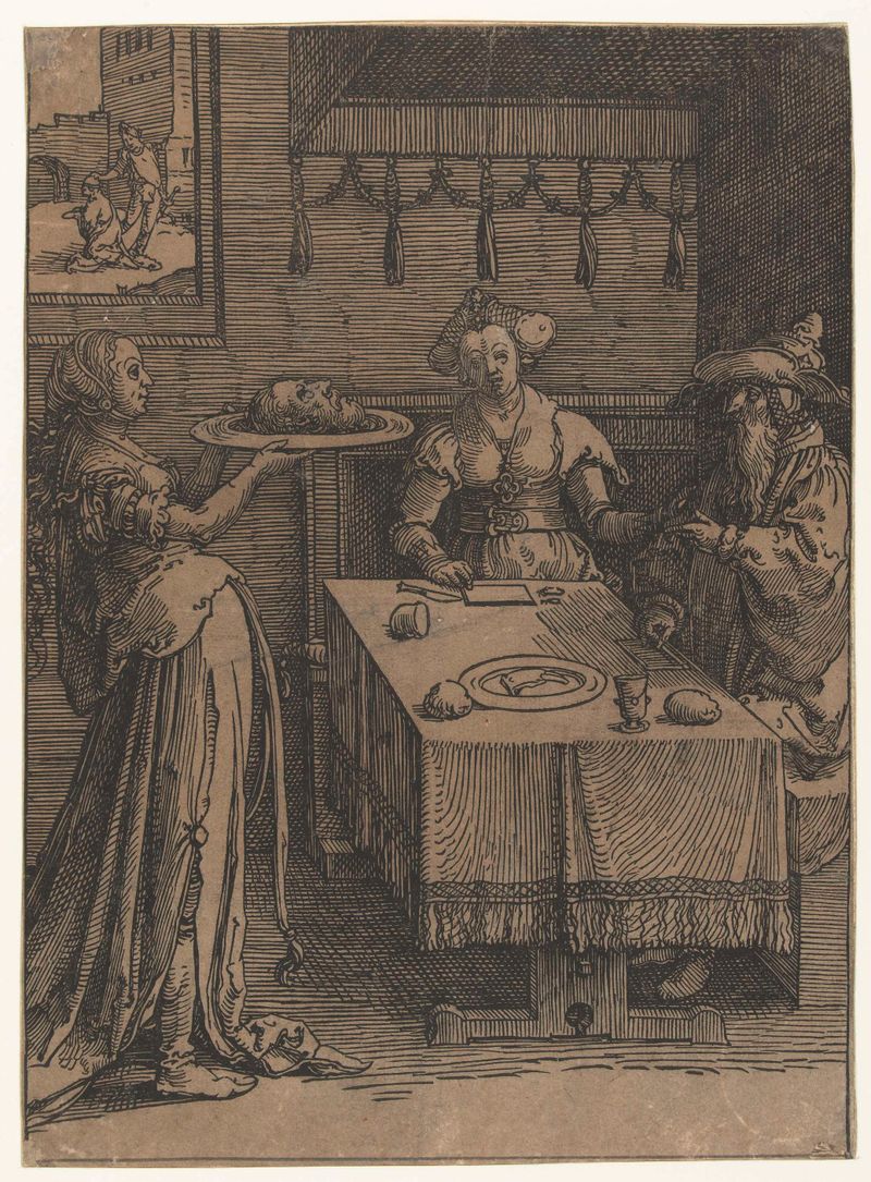 Salomé met het hoofd van Johannes de Doper, Northern Renaissance, Lucas van Leyden