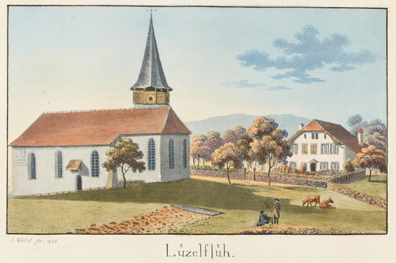 Lüzelflüh de Jakob Samuel Weibel, uma paisagem simbólica em meio desconhecido.