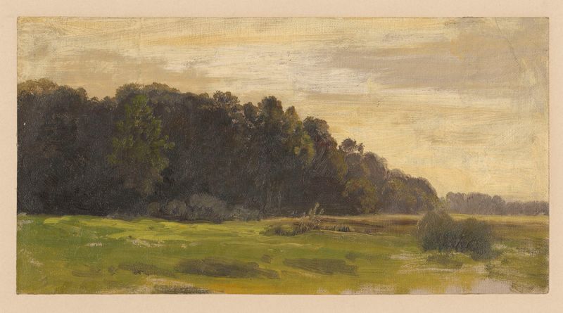 Paisaje que muestra prados junto al Oder, pintura al óleo de Adolf Dressler