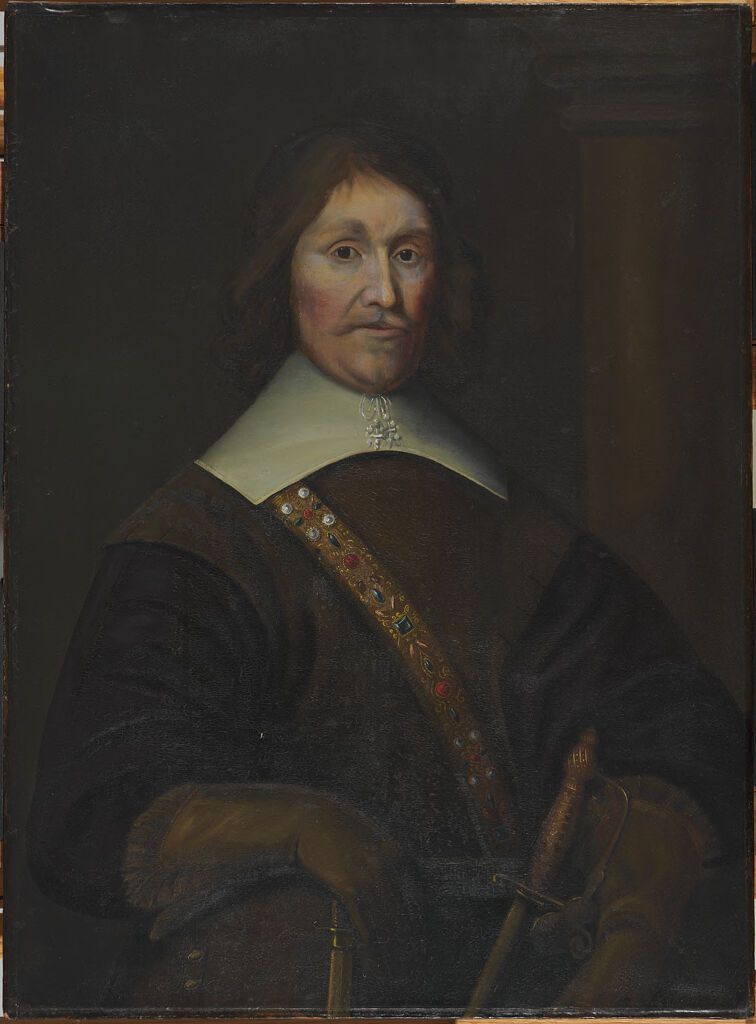 Retrato de Sir Richard Saltonstall, óleo sobre lienzo de Charles Osgood
