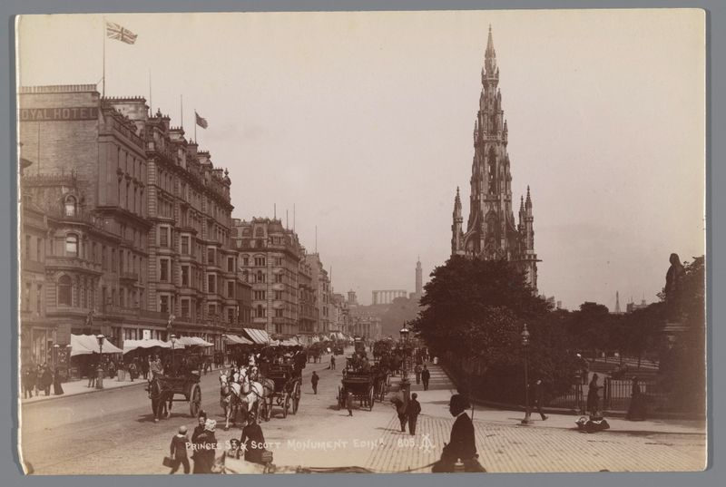 Scott Monument en Edimburgo, álbum de Alexander Adam Inglis