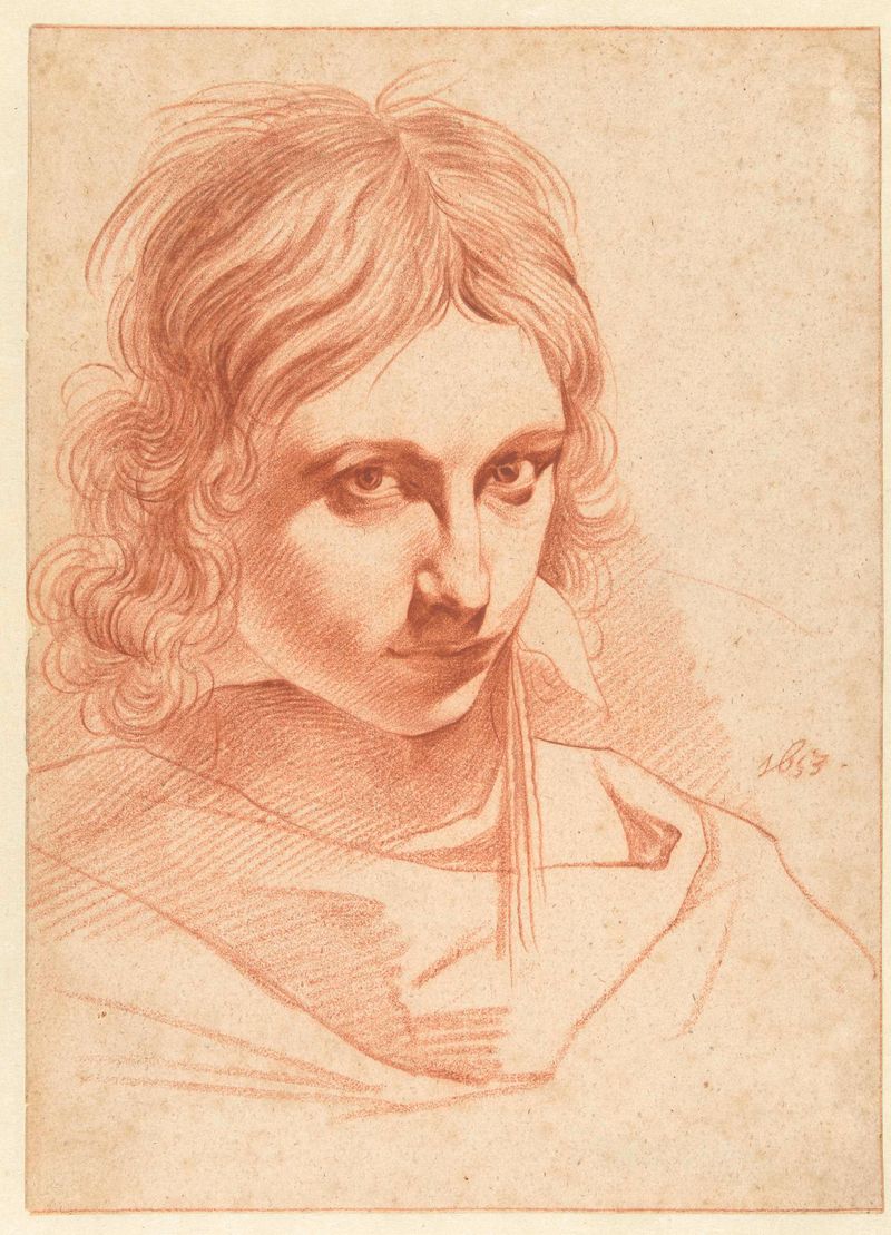 Self-portrait of Leendert van der Cooghen, 1653, paper