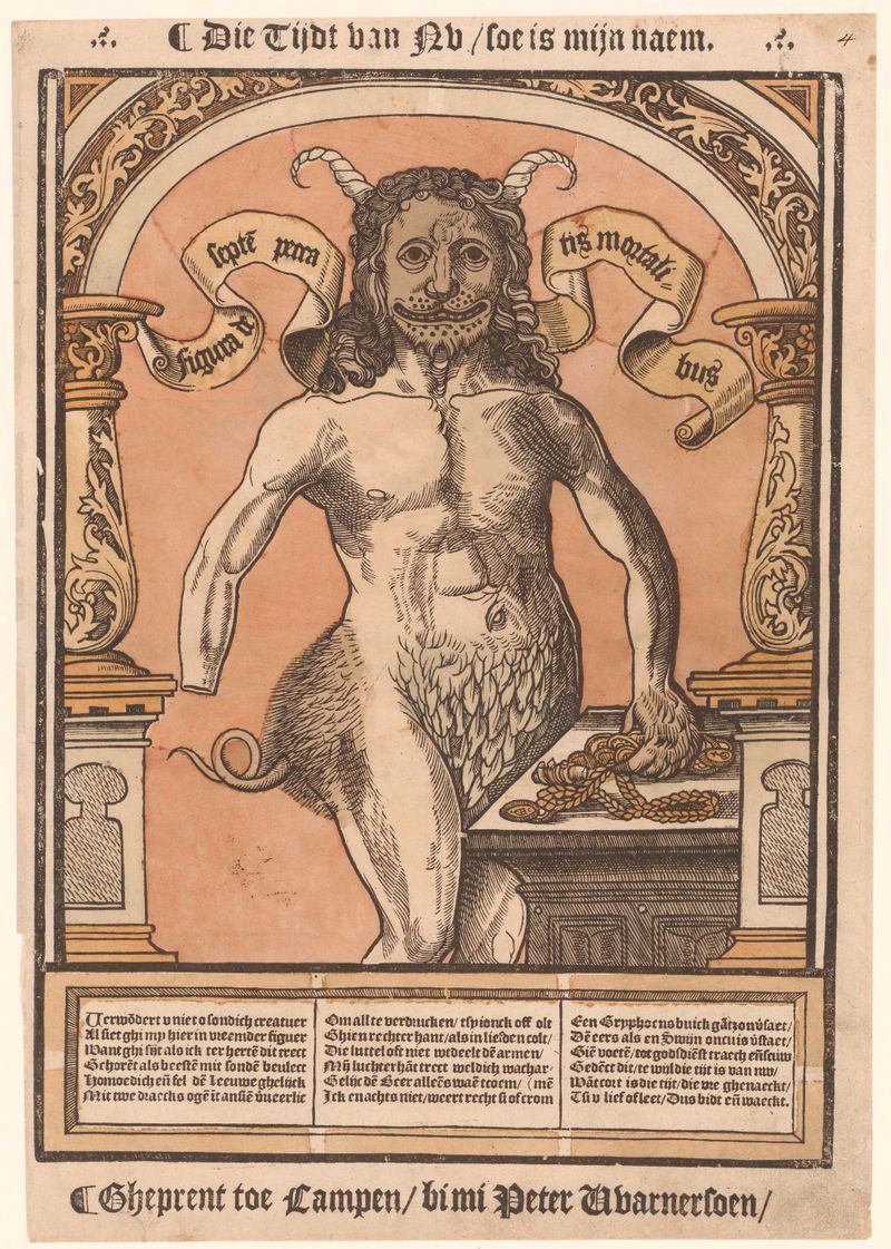Representação religiosa dos sete pecados, Northern Renaissance, Unknown Artist