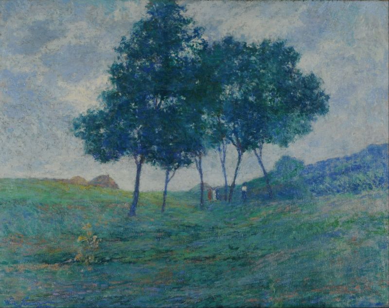 Obra figurativa de Walter de Navazio, pintura al óleo titulada 'Momento gris' que representa la introspección y la memoria.