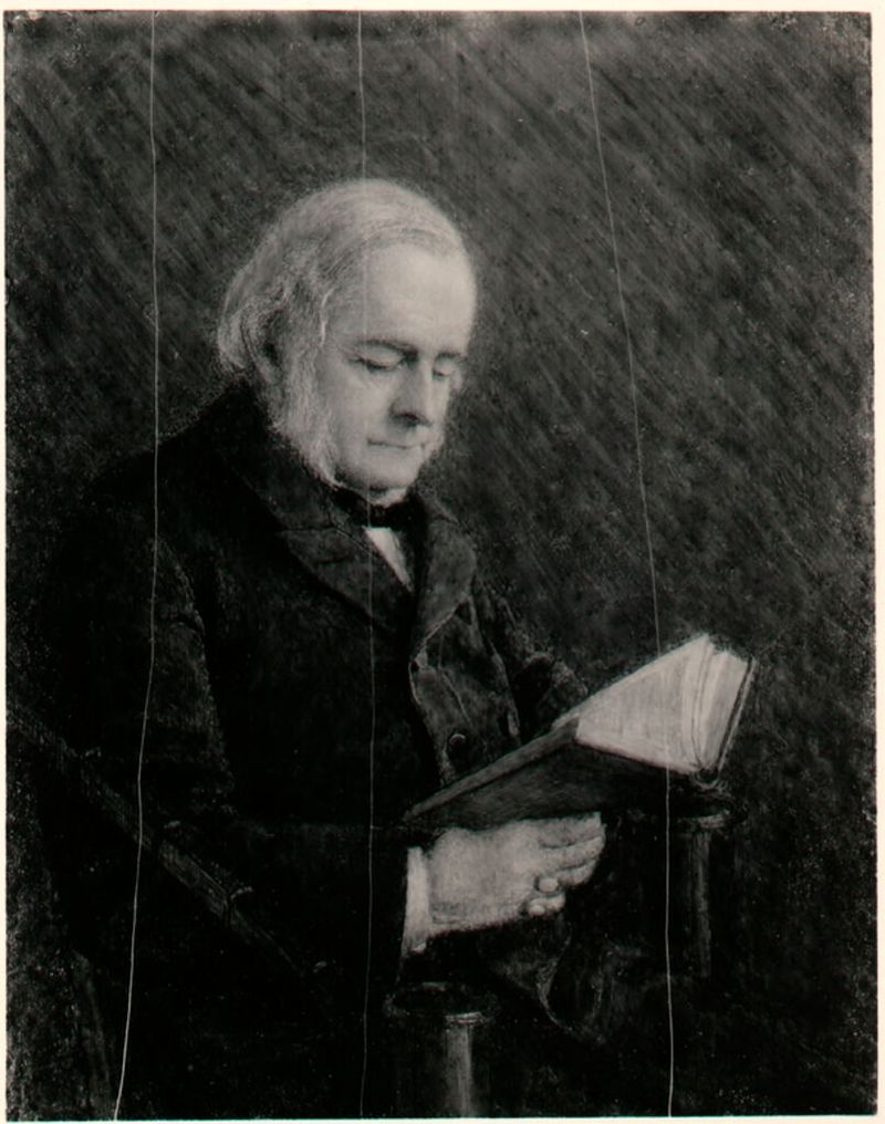 Retrato de Josiah Parsons Cooke, marfil, artista no identificado
