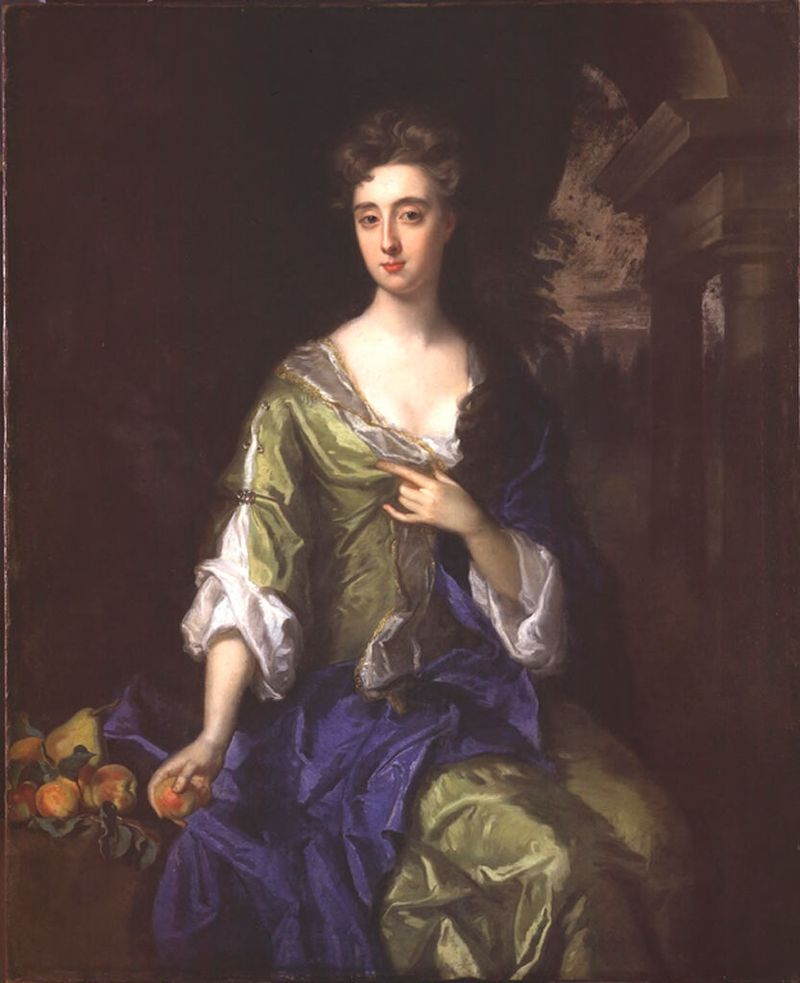 Retrato de Lady Susanna Holworthy, óleo sobre tela de Michael Dahl