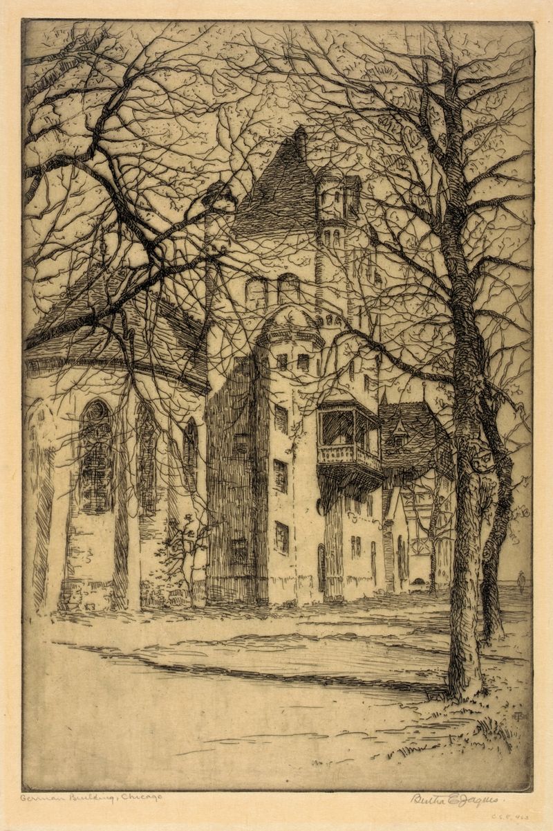 German Building, Chicago by Bertha Jaques, modernism architecture