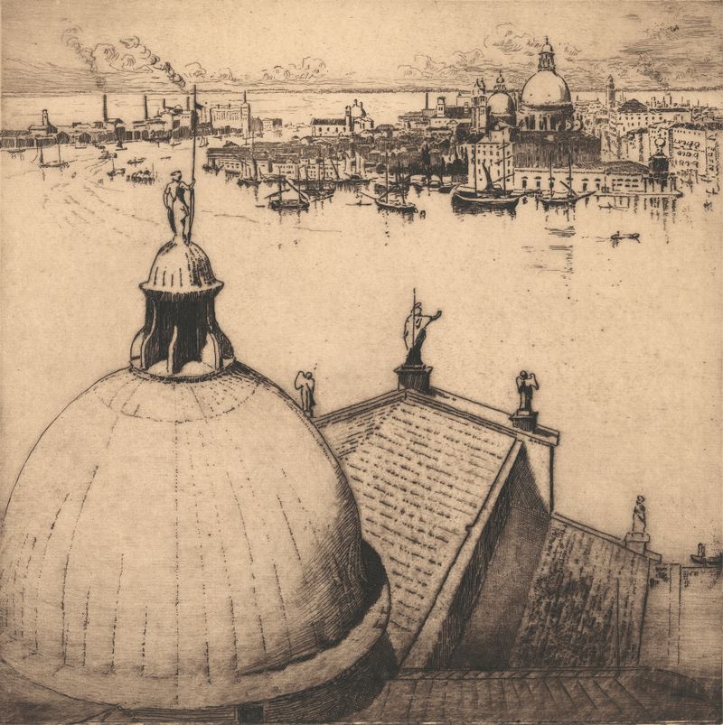 Venice from the Campanile, óleo sobre tela de Edward Millington Synge
