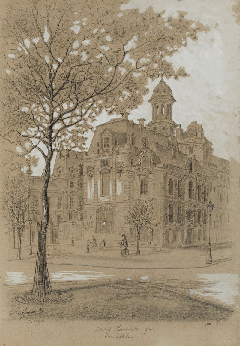 Hôtel Fieubert quai des Célestins de Robert Frémont, impresionismo, paisaje