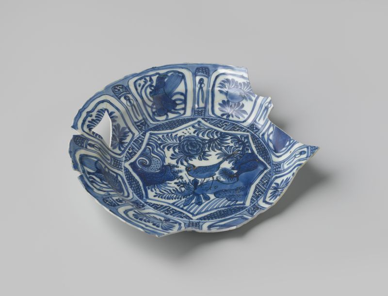 Fragmento de borda del barco V.O.C. 'Witte Leeuw', medio de madera, artista desconocido